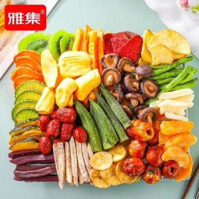 【18种混合装 推荐款】雅集 综合果蔬脆 混合装蔬菜果干 休闲零食图3