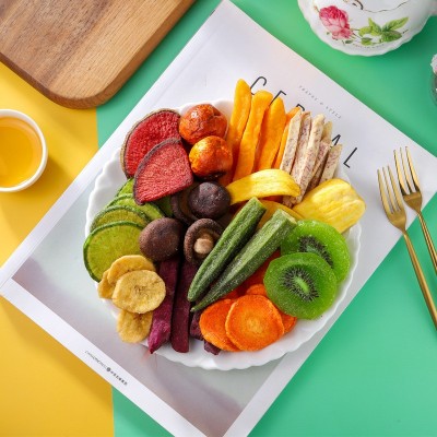 雅集什锦果蔬脆综合混合装蔬菜12种干果干低温熟化美味网红零食图4