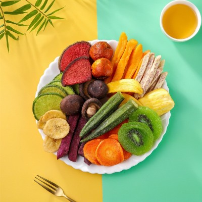 雅集什锦果蔬脆综合混合装蔬菜12种干果干低温熟化美味网红零食图3