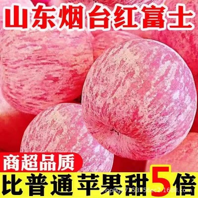 烟台红富士苹果5斤水果新鲜当季栖霞苹果冰糖心平安果整箱包邮图3