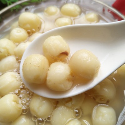 新鲜莲子批发去芯白莲子磨皮白莲子500g中药材莲子干货去心白莲子图4