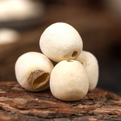 新鲜莲子批发去芯白莲子磨皮白莲子500g中药材莲子干货去心白莲子图2