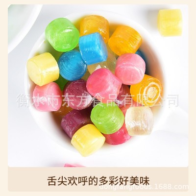 迪宝纸短情长亮色七彩千纸鹤糖高颜值网红水果混合味硬糖超市零食图2