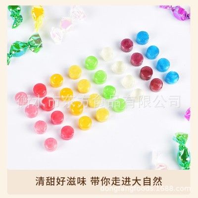 迪宝纸短情长亮色七彩千纸鹤糖高颜值网红水果混合味硬糖超市零食图3