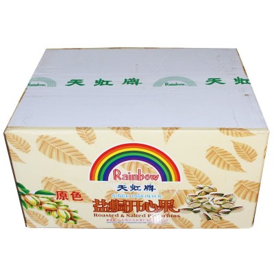 天虹牌原色盐焗开心果大颗粒一箱20斤坚果零食年货散装整箱干果图3