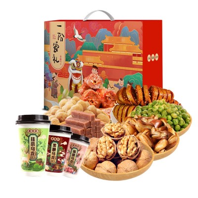 花蜜家新年坚果礼盒节日送礼品零食大礼包批发零食每日混合坚果图4