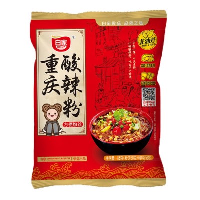 白家重庆酸辣粉整箱85g*24袋 四川红薯粉丝方便速食花甲粉速食图4