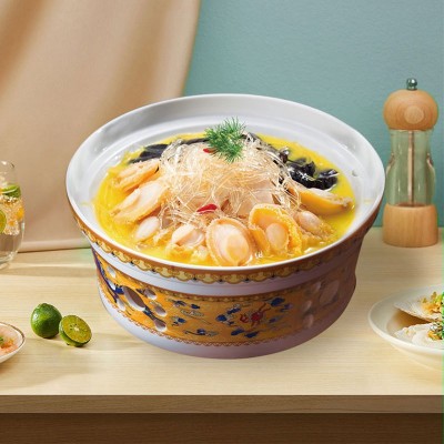 锦桦海佛跳墙加热即食冷冻半成品预制菜1.5kg袋装鲍鱼海参速食图4
