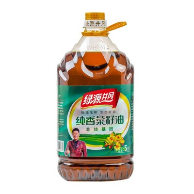 绿源井冈 纯香菜籽油5L 非转基因江西食用油 厂家直销团购图5