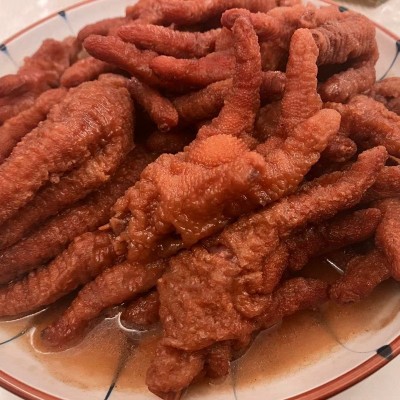 【火锅爆款食材】虎皮凤爪1000g/袋 先卤后炸 餐饮专用批发图3