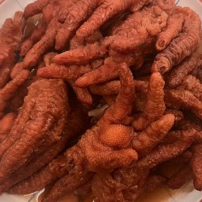 【火锅爆款食材】虎皮凤爪1000g/袋 先卤后炸 餐饮专用批发图2