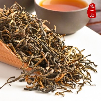 张一元茶叶特级云南滇红茶浓香型新茶金芽红茶75g罐装中国元素系图2