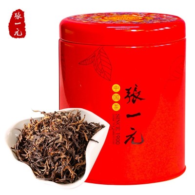 张一元茶叶特级云南滇红茶浓香型新茶金芽红茶75g罐装中国元素系图5