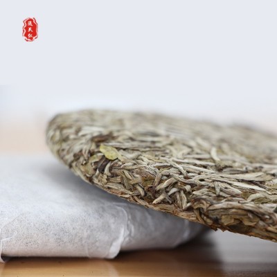 福建陈年白毫银针饼福建白茶量350g全芽头银针饼茶叶代发图3