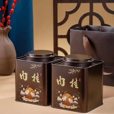 武夷山肉桂茶叶乌龙茶大红袍浓香型茶叶150克罐装茶叶礼盒代发礼图2