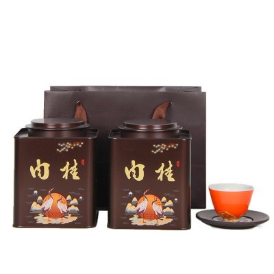 武夷山肉桂茶叶乌龙茶大红袍浓香型茶叶150克罐装茶叶礼盒代发礼图5