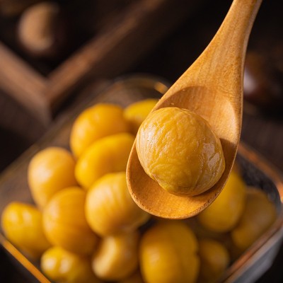 原味糖渍即食甘栗仁去壳皮熟栗子坚果干果零食小袋包装多口工厂图2