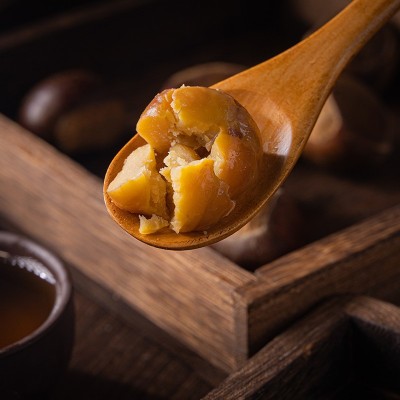 原味糖渍即食甘栗仁去壳皮熟栗子坚果干果零食小袋包装多口工厂图3
