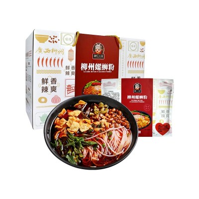 柳江人家螺蛳粉批发330g*10袋礼盒广西柳州特产螺狮粉一件代发图5