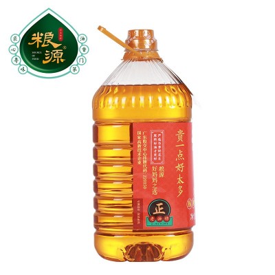 佛山粮源一级特香花生油浓香食用油 一罐大瓶装5升花生油厂家批发图2