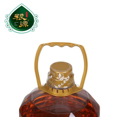 佛山粮源厂家 一级古法压榨花生油5l物理压榨花生油食用油 一件发图2