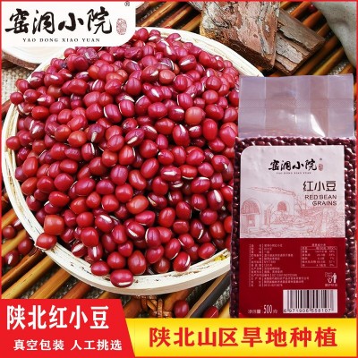 陕北红小豆500g 高山红豆农家自产红豆 大粒红小豆散装批发图2