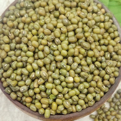 陕北笨绿豆500克五谷杂粮绿小豆真空 人工挑选大量批发山地绿豆图3