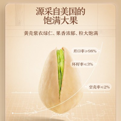 【三只松鼠_开心果30g】健康休闲零食坚果干果炒货每日坚果图2
