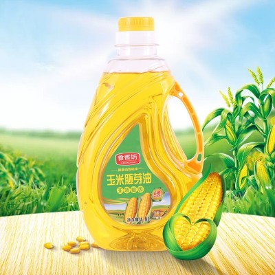 食香坊1.8升玉米胚芽油 物理压榨食用油 胚芽精华粮油 礼品 家用图2