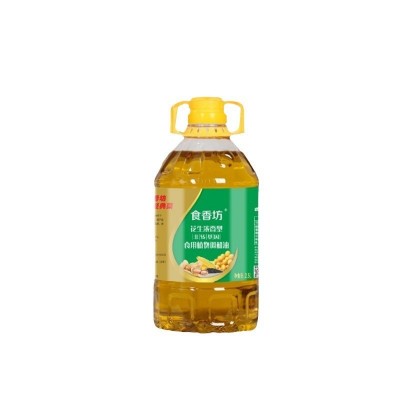 食香坊厂家批发食用油 非转基因植物调和油 桶装2.5L压榨型花生油图5