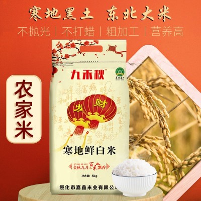 东北大米10斤 食堂自用长粒香珍珠米色选白米 厂家直批寒地鲜白米图1