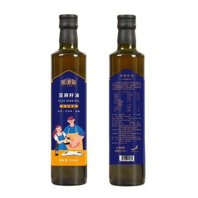 家油站500ml亚麻籽油 来自内蒙古大草原 可以热炒图3