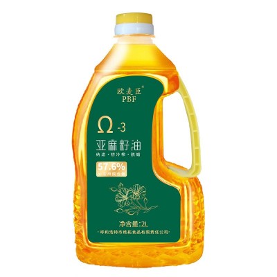 欧麦臣 2L 家庭装亚麻籽油 来自内蒙古大草原 冷烹两用型图5