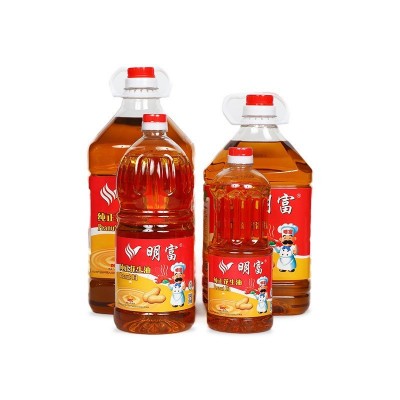 明富纯正花生油厨房5L植物油炒菜烹饪煎炸食用油图5