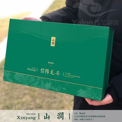 批发茶叶信阳毛尖新茶明前嫩芽高山小芽手工毛尖茶礼盒装500g图2