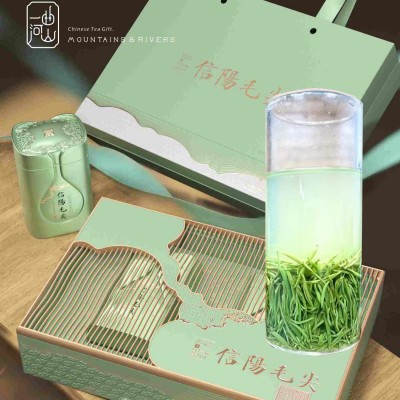 茶叶绿茶信阳毛尖新茶厂家直销雨前嫩芽礼盒装 源产直供批发图2