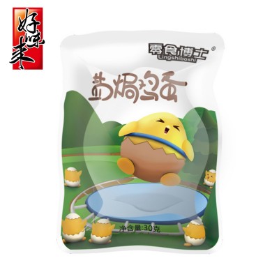 零食博士盐焗鸡蛋熟食卤蛋休闲特产办公泡面伴侣小吃30g*10枚批发图4