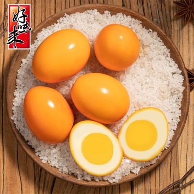 零食博士盐焗鸡蛋熟食卤蛋休闲特产办公泡面伴侣小吃30g*10枚批发图3