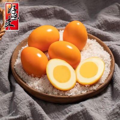 零食博士盐焗鸡蛋熟食卤蛋休闲特产办公泡面伴侣小吃30g*10枚批发图2