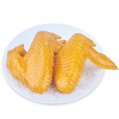 盐焗鸡翅65g*5包透明装熟食零食香辣鸡翅广东特产休闲办公小吃图5