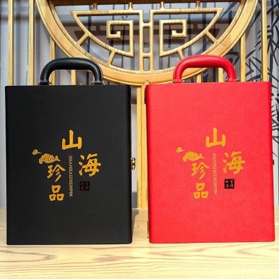 春节年货过年送礼海参鲍鱼人参鱼胶组合高档实用礼盒图3