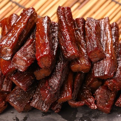 康新牧场牛肉干内蒙古特产风干牛肉真空七成干手撕牛肉干250g工厂图3