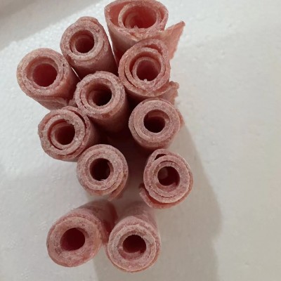 餐饮外卖商用鸭肉卷牛油风味卷替代肥牛卷5斤一袋不散不碎包邮图2