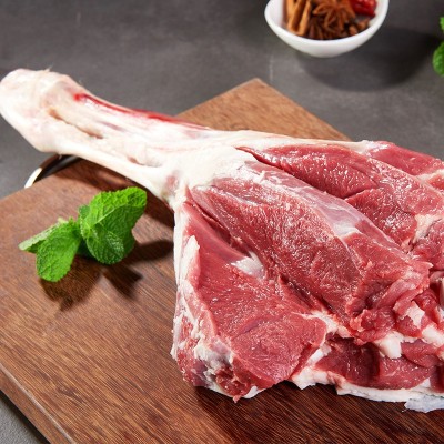 宁夏盐池滩羊羔羊后腿 新鲜现杀 法式羊腿烧烤火锅食材涮羊肉清真图4