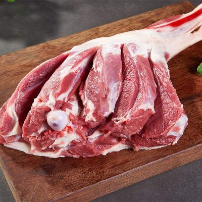 宁夏盐池滩羊羔羊后腿 新鲜现杀 法式羊腿烧烤火锅食材涮羊肉清真图2