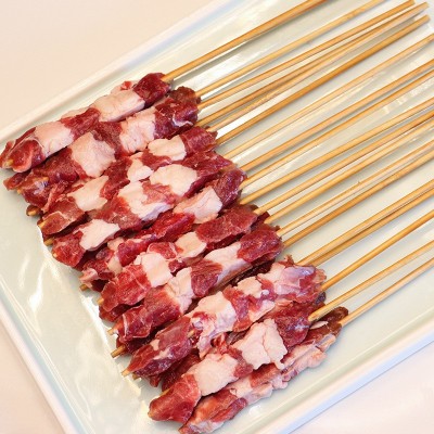 新鲜羊肉串户外家庭烧烤食材半成品烤串空气炸锅烧烤食材商用批发图2