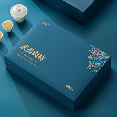 茶叶武夷红茶岩茶乌龙茶正山小种金骏眉水仙肉桂大红袍送礼礼盒装图1