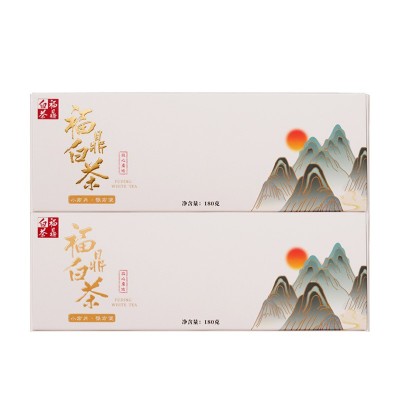 福鼎老白茶寿眉小方片贡眉小饼干小茶饼茶叶礼盒装批发直播带货图5