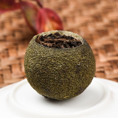 云南普洱熟茶新会小青柑普洱茶陈皮柑普茶小青桔迷你罐装茶叶500g图2