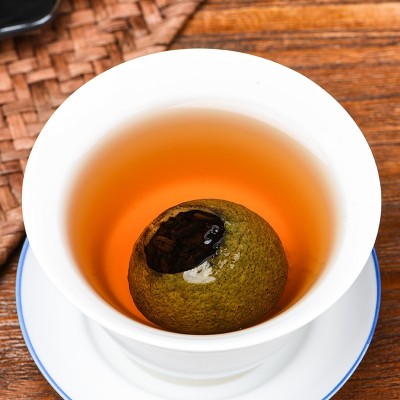 云南普洱熟茶新会小青柑普洱茶陈皮柑普茶小青桔迷你罐装茶叶500g图3